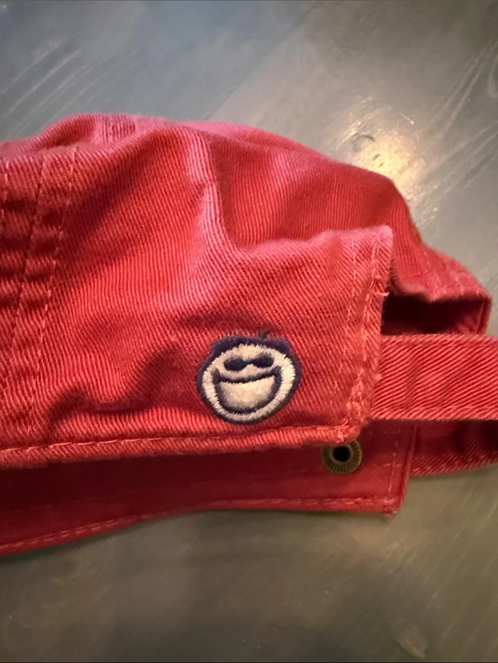 Life is Good Embroidered Kayak Baseball Cap - reddish orange